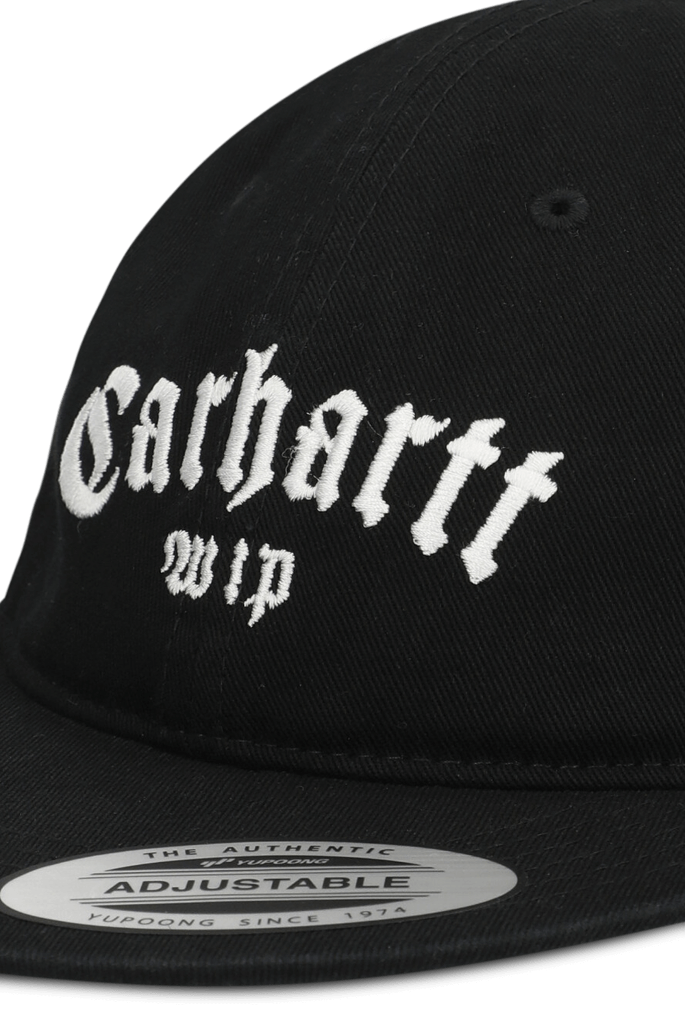 תמונת תקריב של כובע מצחייה CARHARTT WIP