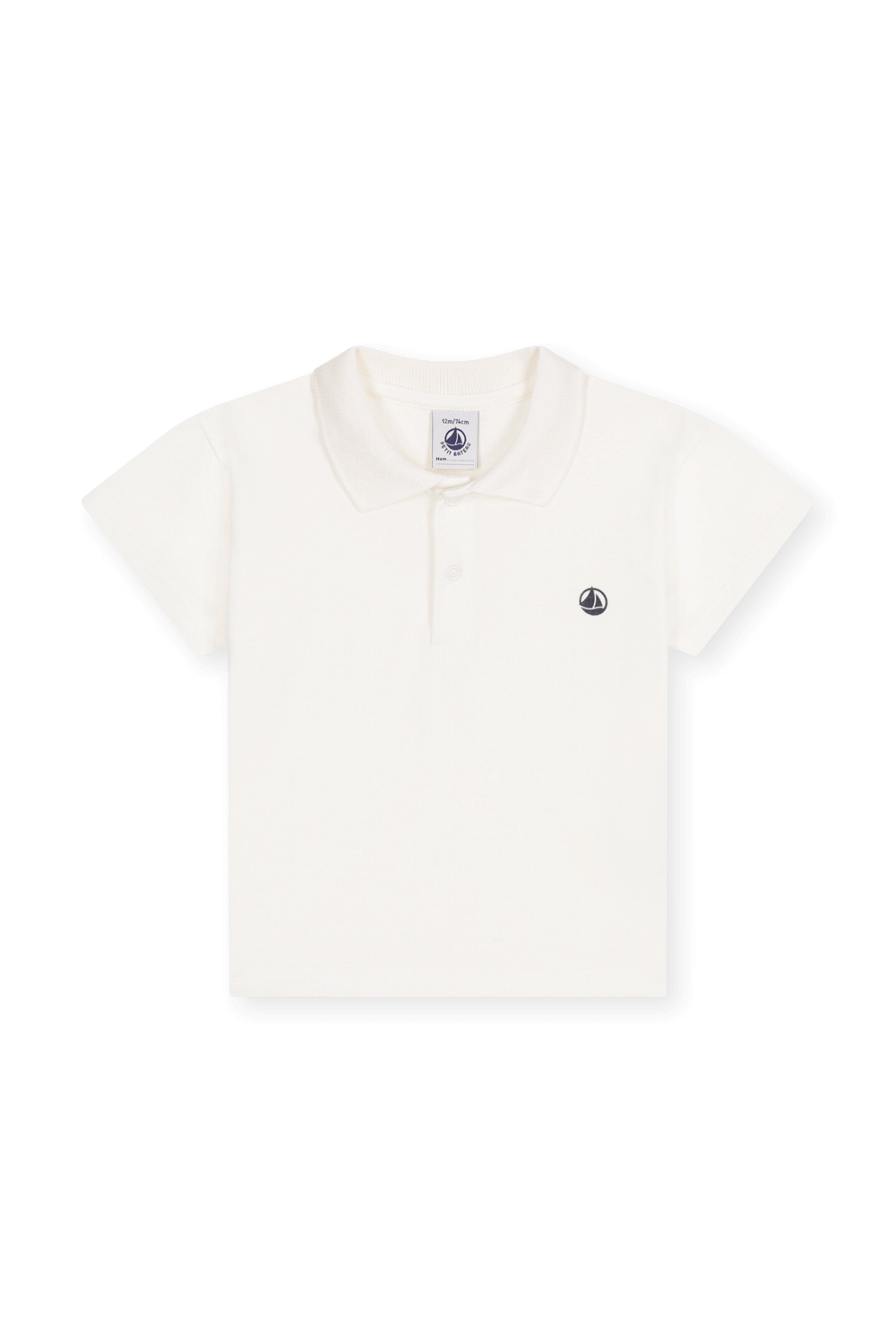 תמונה קידמית של חולצת פולו - גילאי 6-12 חודשים PETIT BATEAU