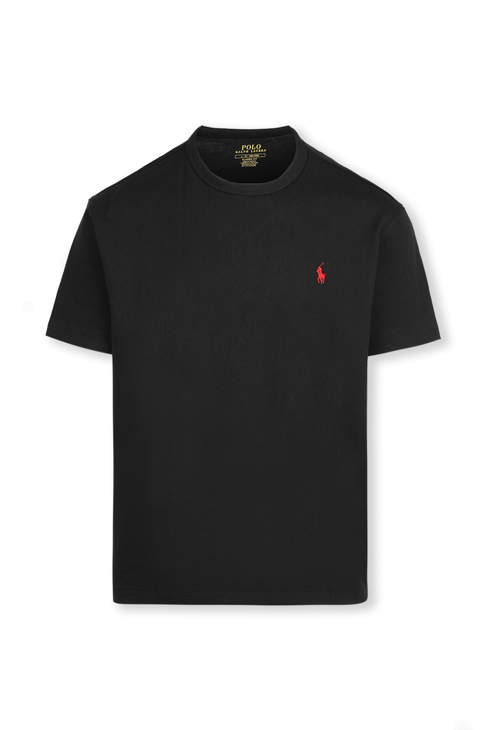 תמונה קידמית של Crewneck T-Shirt in Black POLO RALPH LAUREN