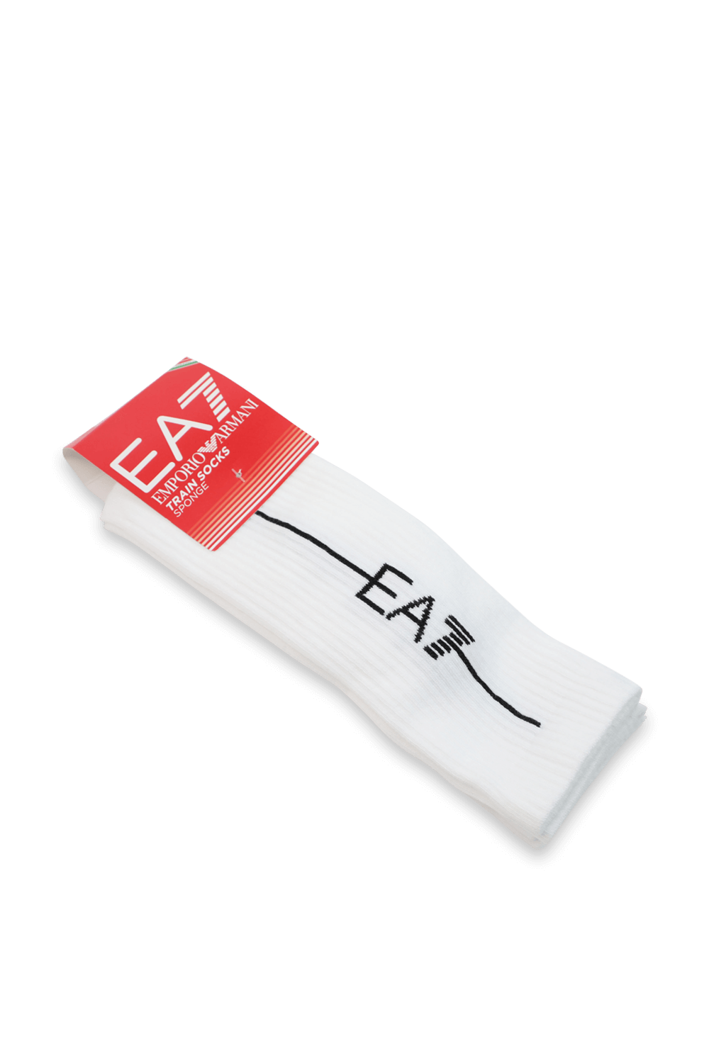 תמונה אחורית של שני זוגות גרביים EA7