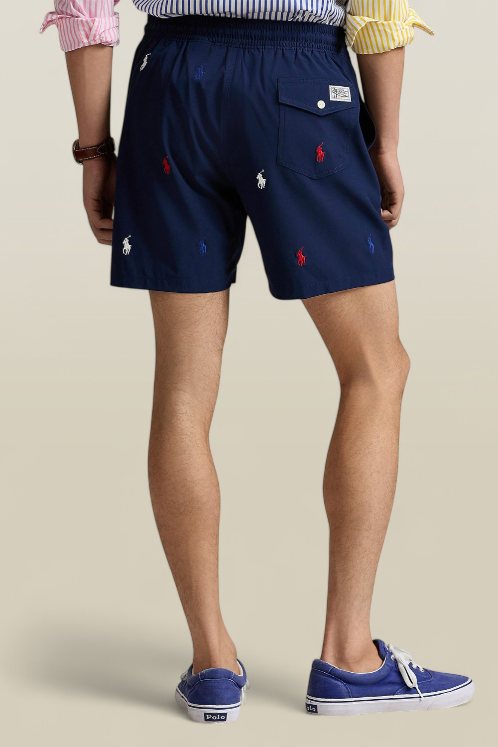 תמונת דוגמן אחורית של מכנסי בגד ים POLO RALPH LAUREN