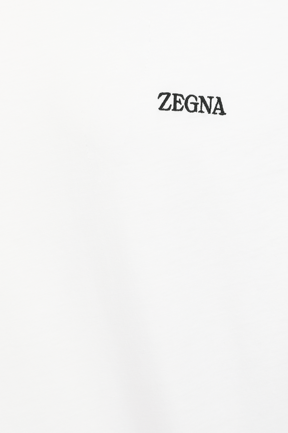 תמונה אחורית של חולצת סלים טי עם לוגו ZEGNA