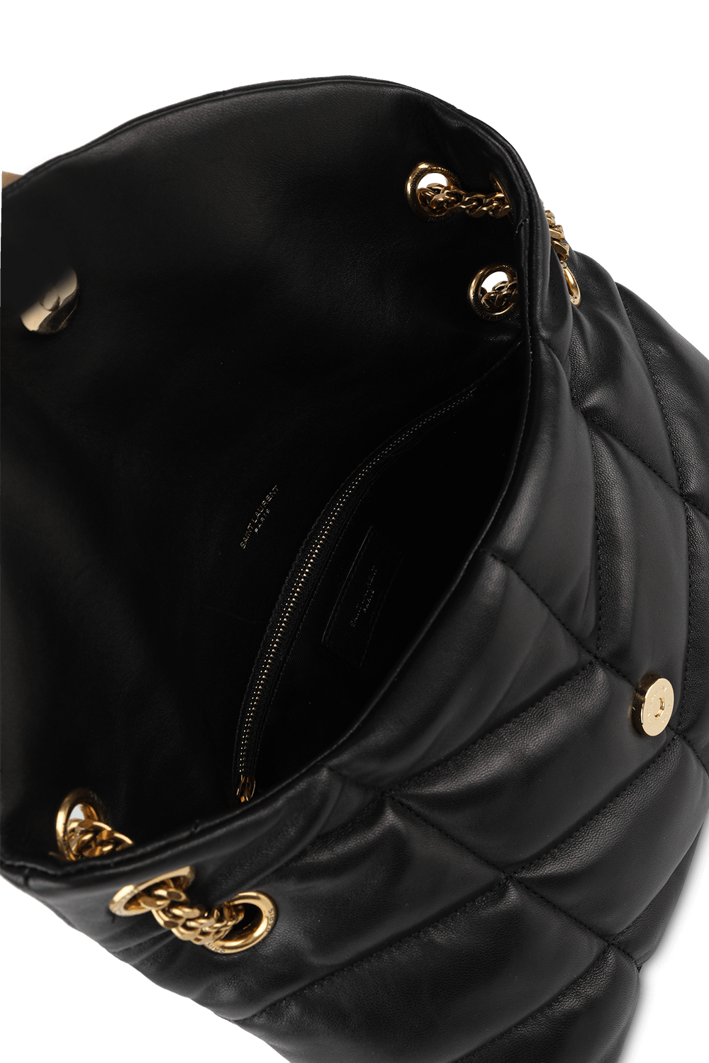 תמונת פנים של תיק פאפר בגודל סמול SAINT LAURENT
