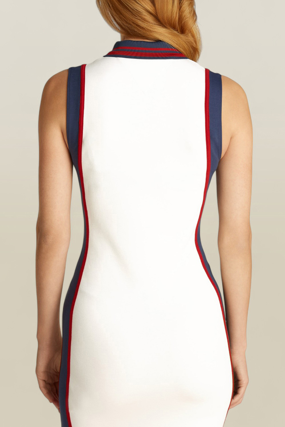 תמונת דוגמן אחורית של שמלת מיני פולו TOMMY HILFIGER