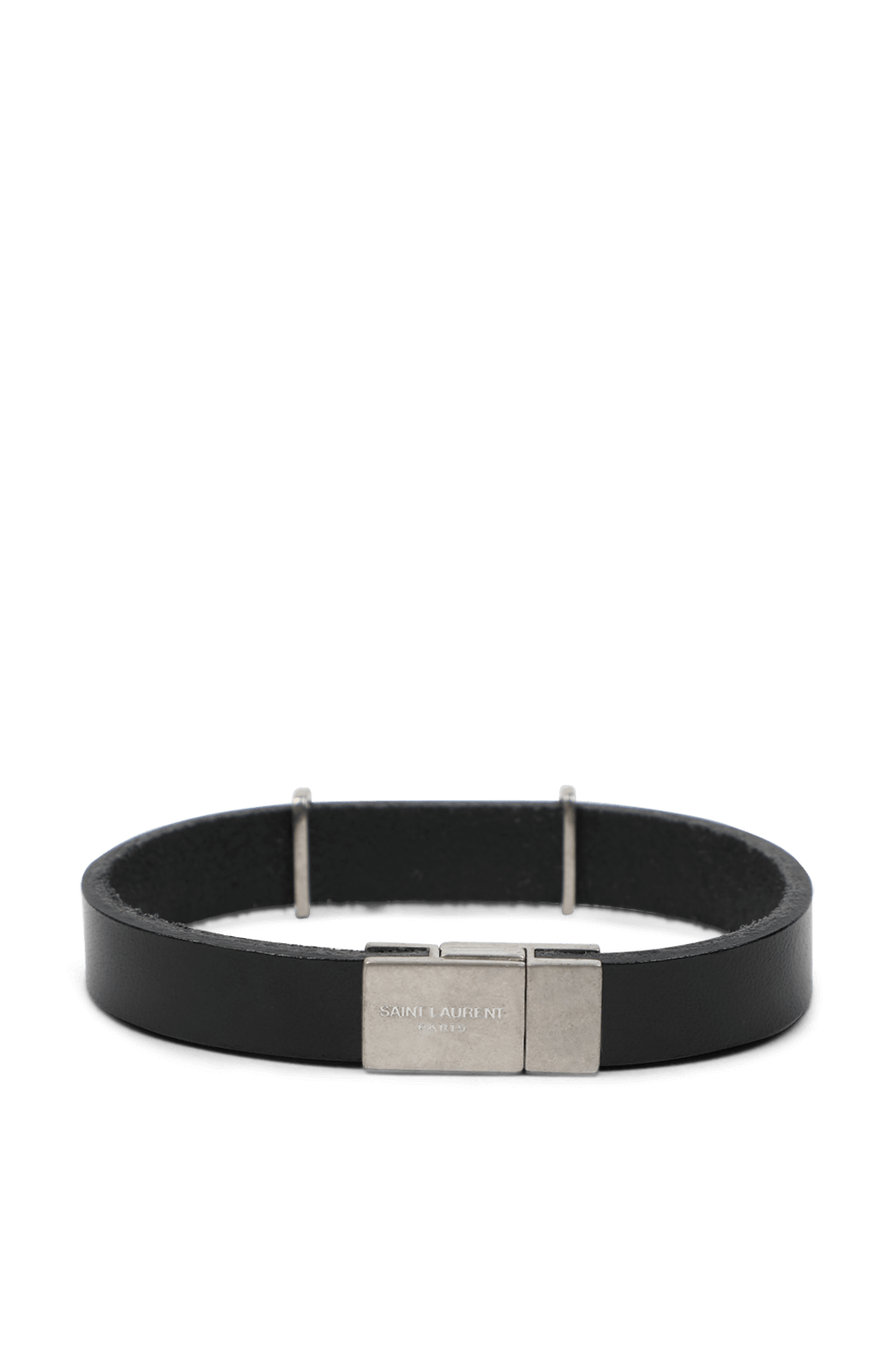 תמונה אחורית של צמיד עם עם אלמנט מטאלי SAINT LAURENT