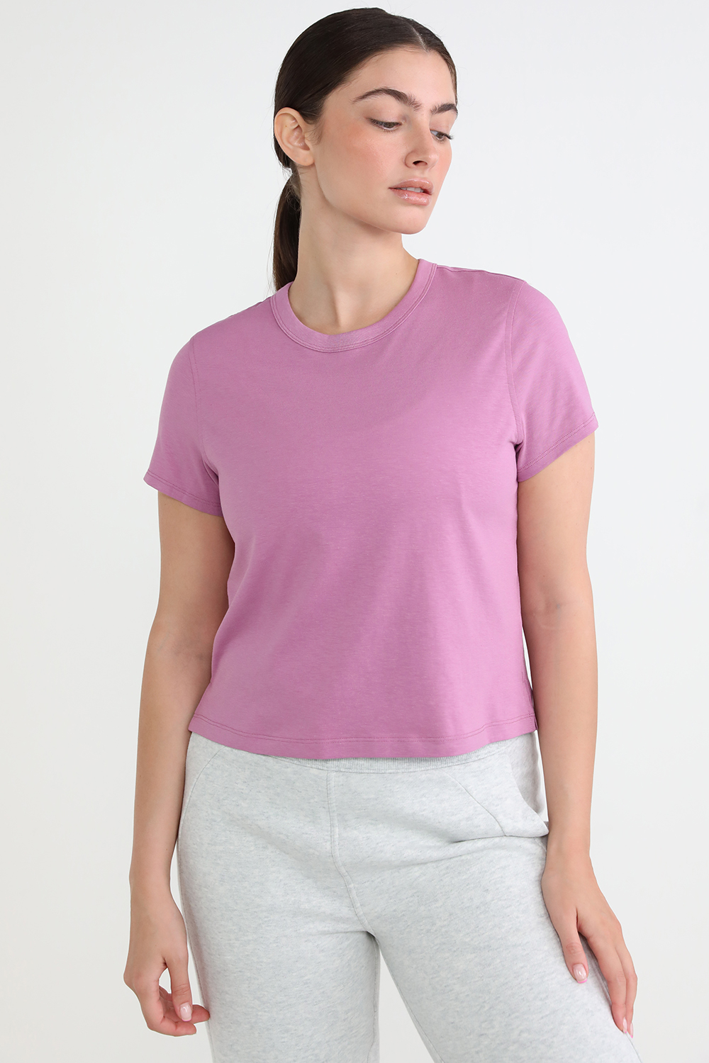 Classic-Fit Cotton-Blend Tee