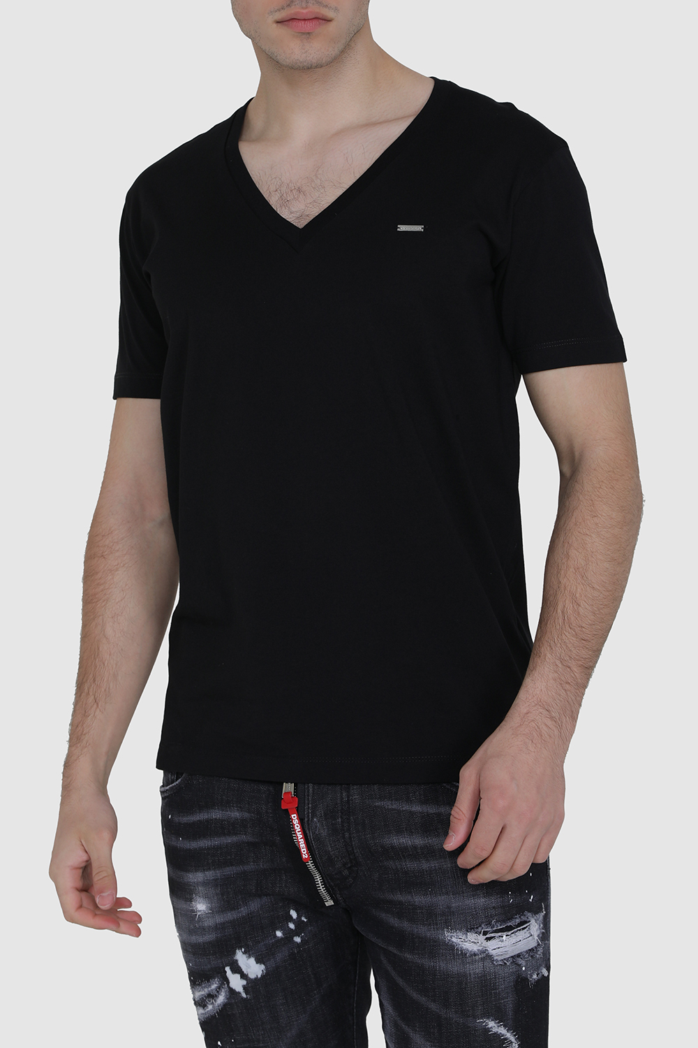 תמונת דוגמן קידמית של חולצת טי DSQUARED2