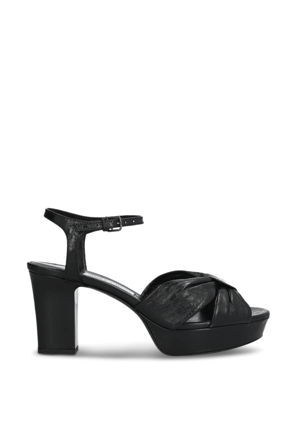 תמונה קידמית של סנדלי עקב פלטפורמה הלואיז 80 JIMMY CHOO