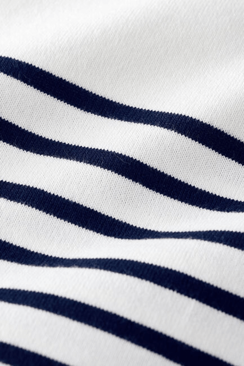 תמונת תקריב של חולצת פסים ארוכה PETIT BATEAU