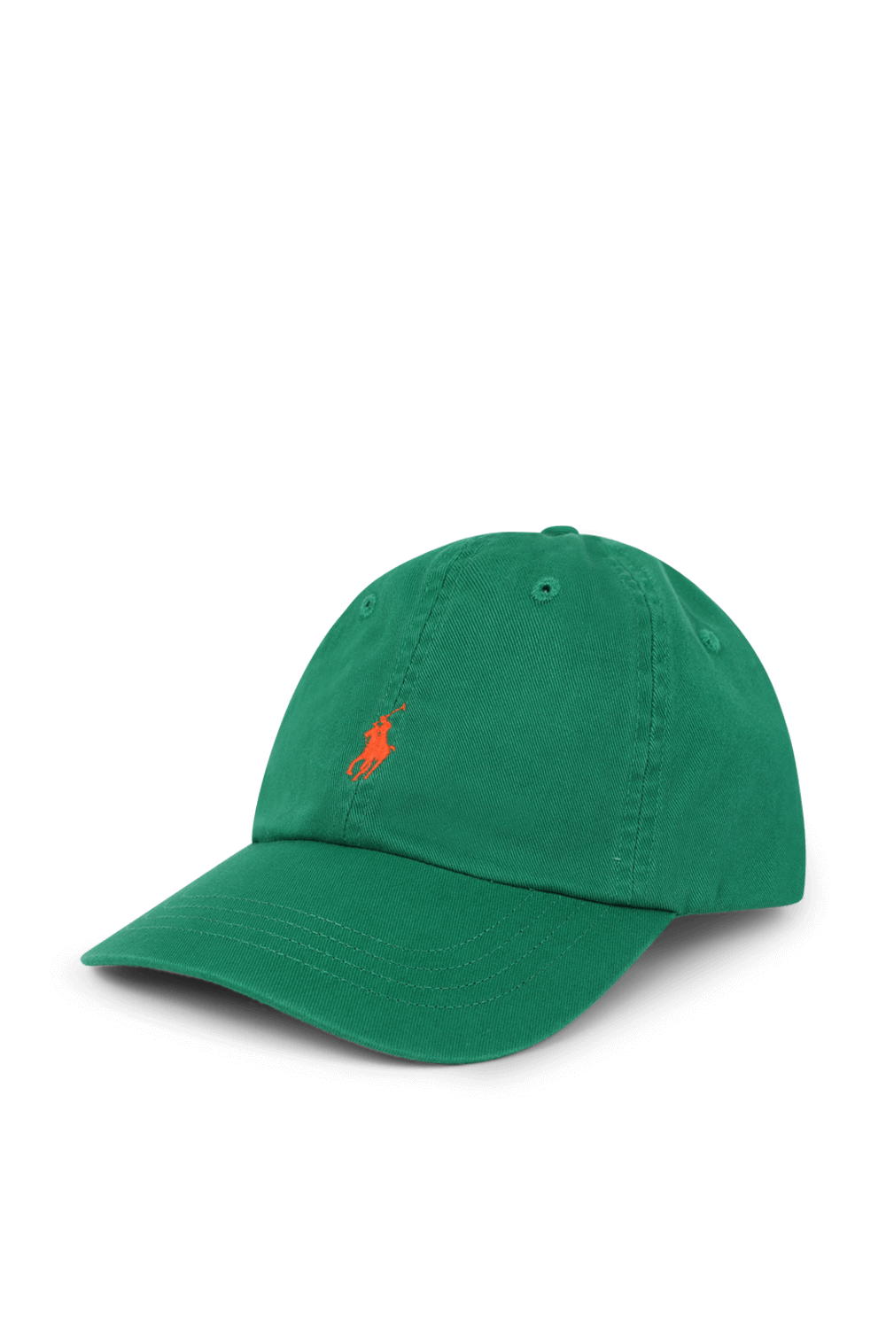 תמונה קידמית של כובע בייסבול עם לוגו רקום POLO RALPH LAUREN