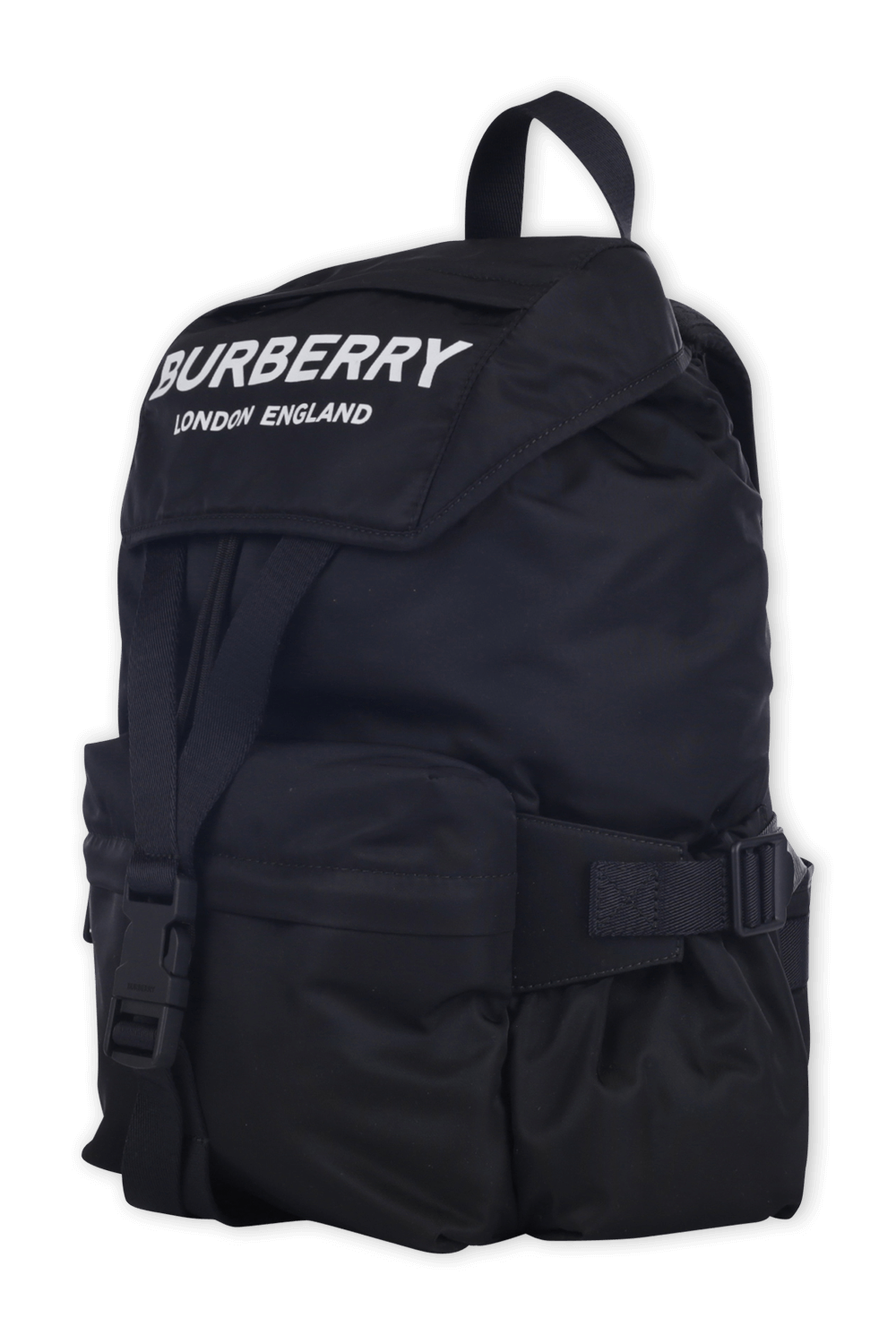 תמונה אחורית של Black Backpack BURBERRY