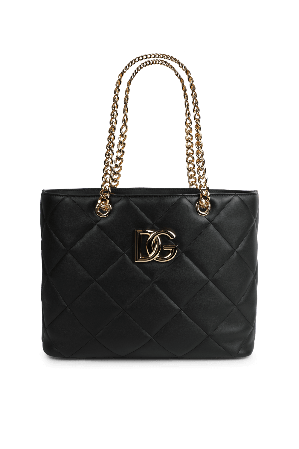 תמונה קידמית של תיק נשיאה עם תפרי קווילט DOLCE & GABBANA