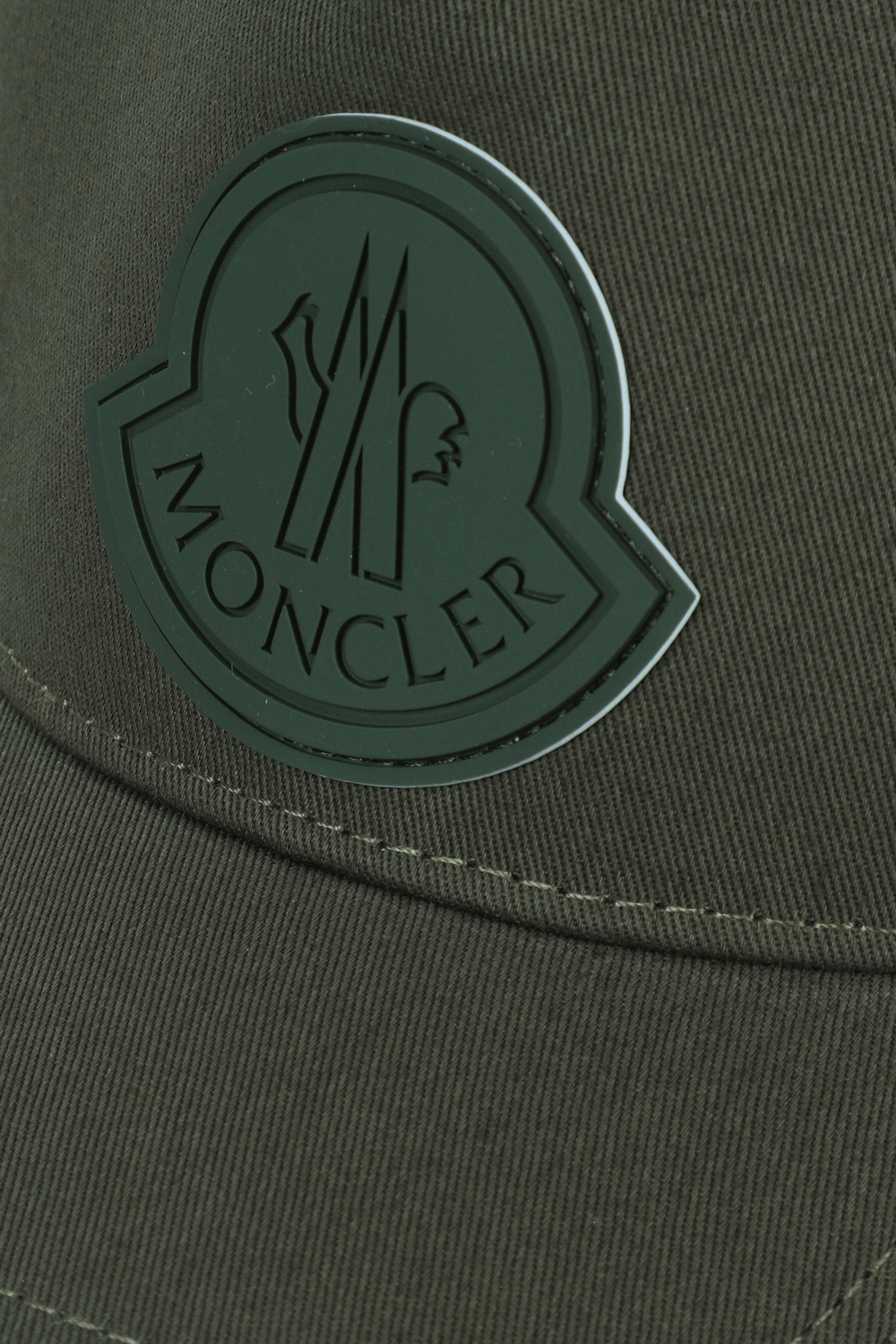 תמונת תקריב של Logo Baseball Cap in Green MONCLER