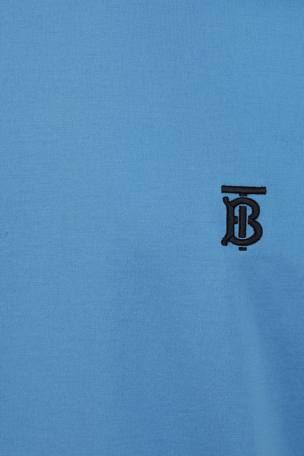 תמונה אחורית של Monogram Motif T-shirt in Light Blue BURBERRY