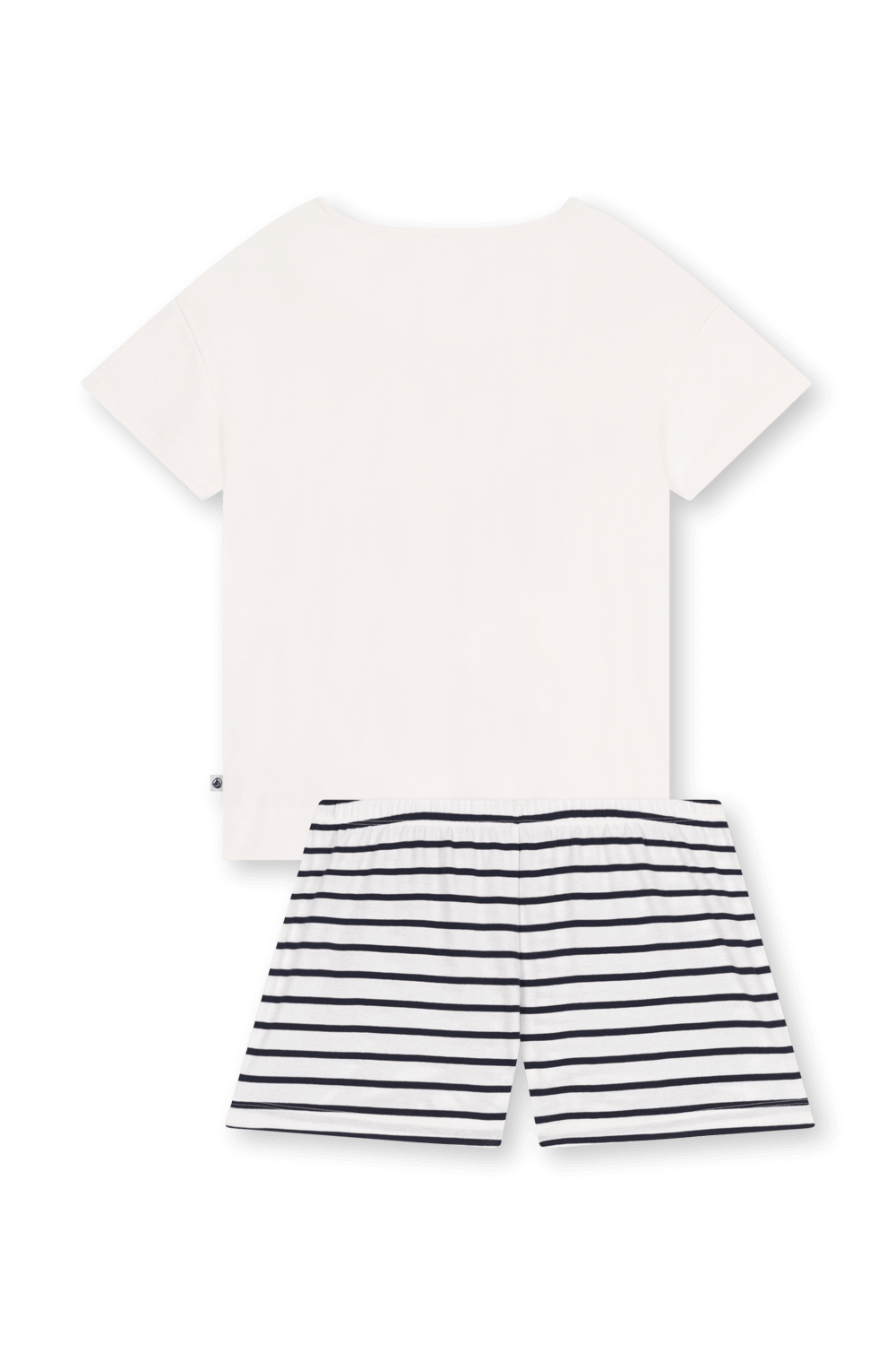 תמונה אחורית של סט פיג'מה מכנסיים וחולצה PETIT BATEAU