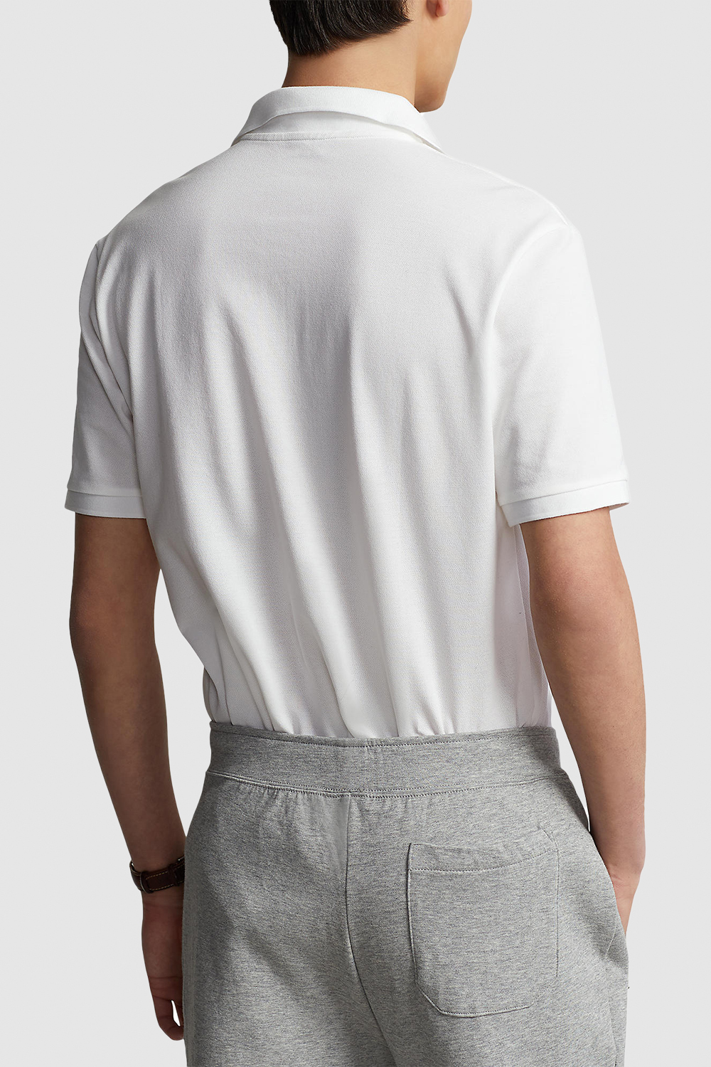 תמונת דוגמן אחורית של חולצת פולו קצרה POLO RALPH LAUREN