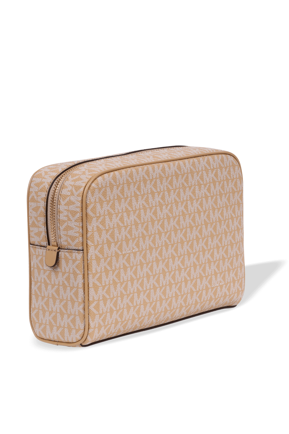 תמונה אחורית של Zip Travel Pouch in Beige MICHAEL KORS