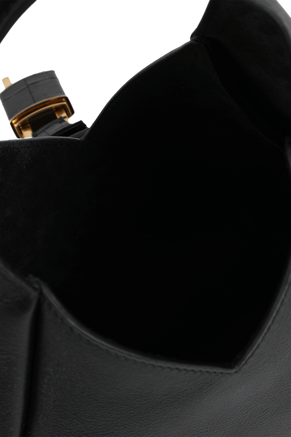 תמונת פנים של תיק כתף הובו בגודל מיני מעור GIVENCHY