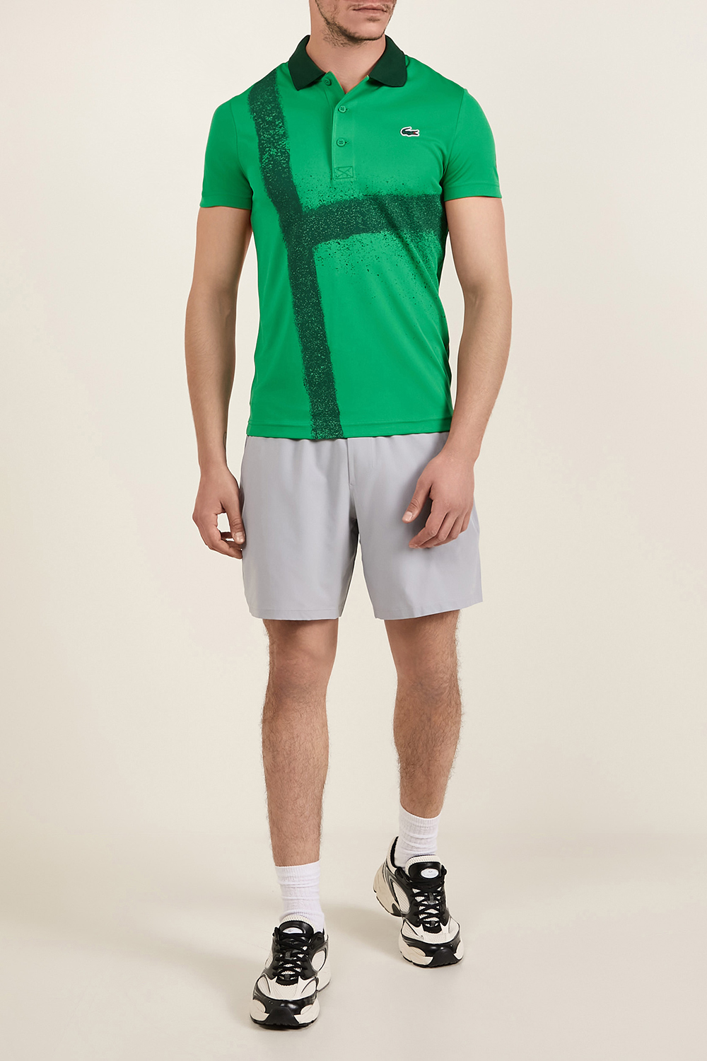 תמונת דוגמן קידמית של נעלי סניקרס LACOSTE