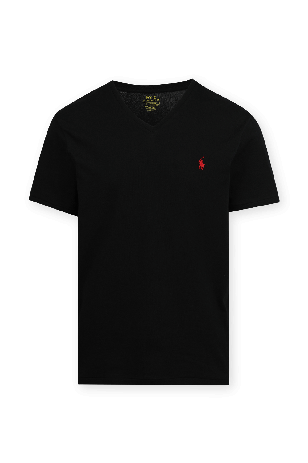 תמונה קידמית של חולצת טי עם לוגו רקום POLO RALPH LAUREN