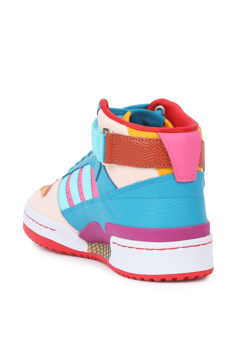 תמונה אחורית של Adidas x S.E.E.D Forum Mid in Multicolor ADIDAS ORIGINALS