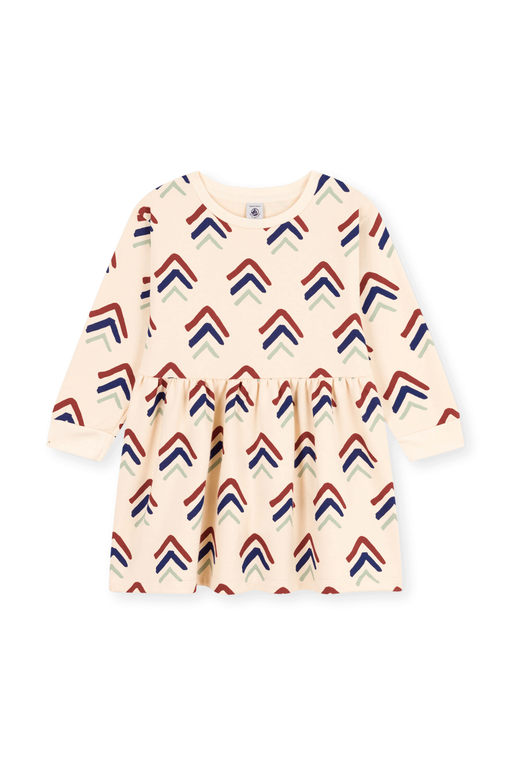 תמונה קידמית של שמלה ארוכה - גילאי 6-12 שנים PETIT BATEAU