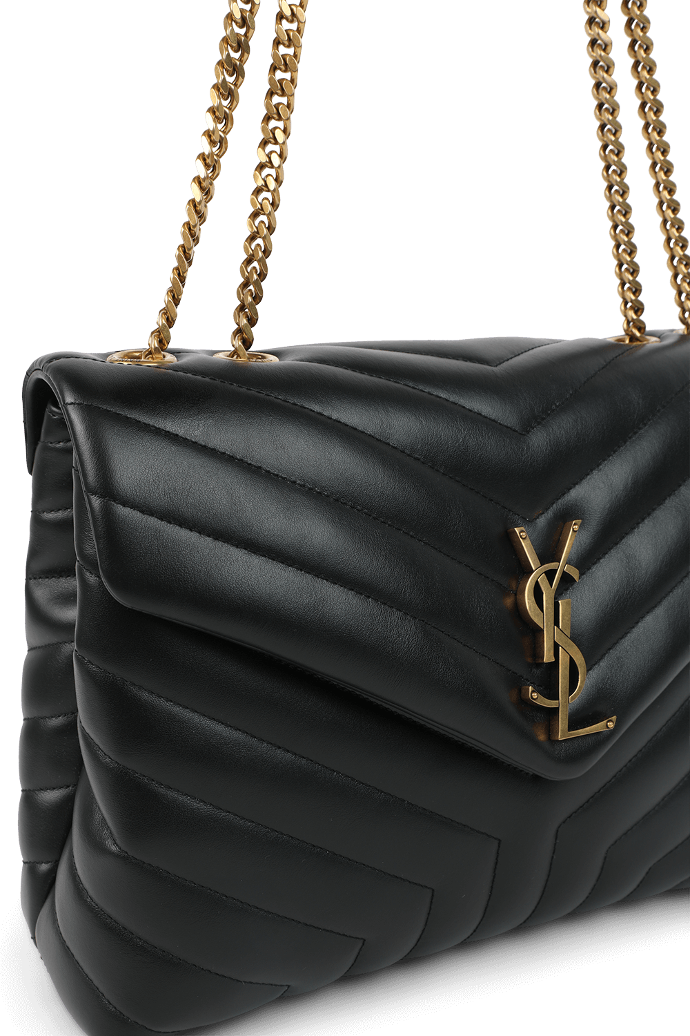 תמונת תקריב של תיק לולו בגודל מדיום SAINT LAURENT