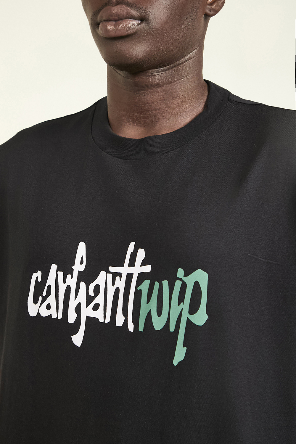 תמונת דוגמן אחורית של S/S Brush WIP T-Shirt CARHARTT WIP