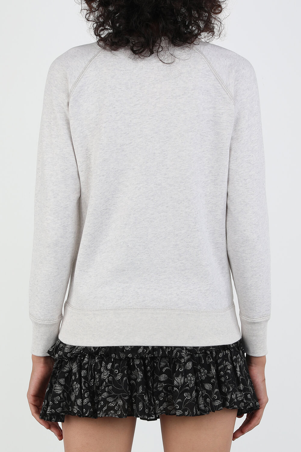 תמונת דוגמן אחורית של Milly Marant Sweatshirt in Grey and Green