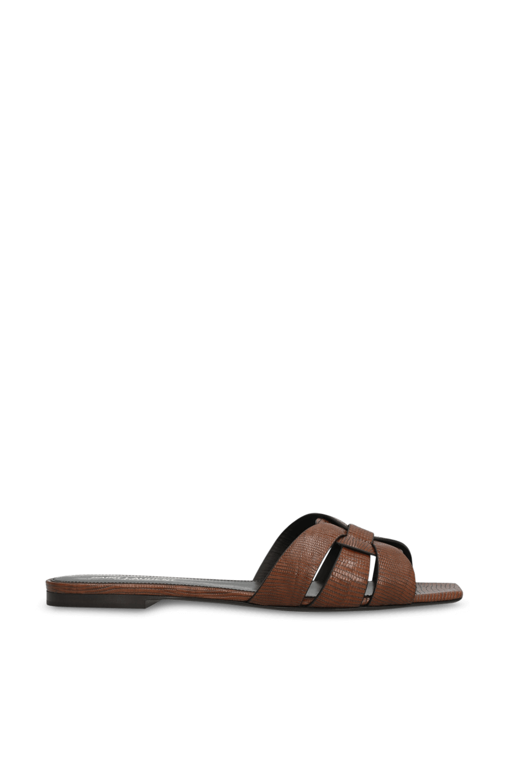 תמונה קידמית של סנדלי סליידס SAINT LAURENT