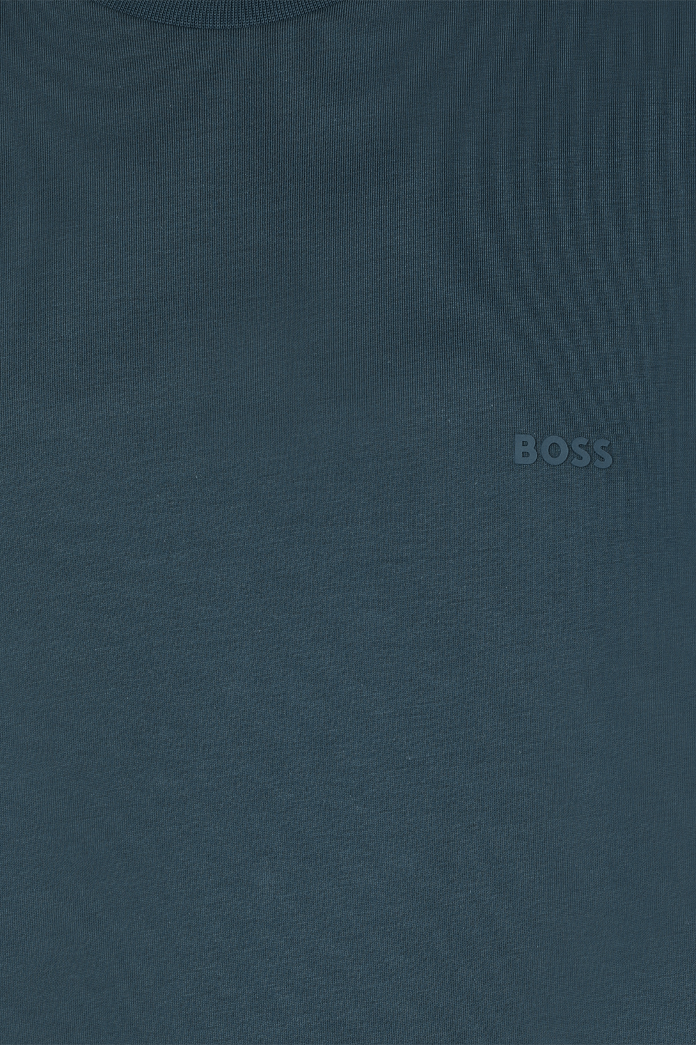 תמונה אחורית של חולצת לוגו טי מכותנה BOSS