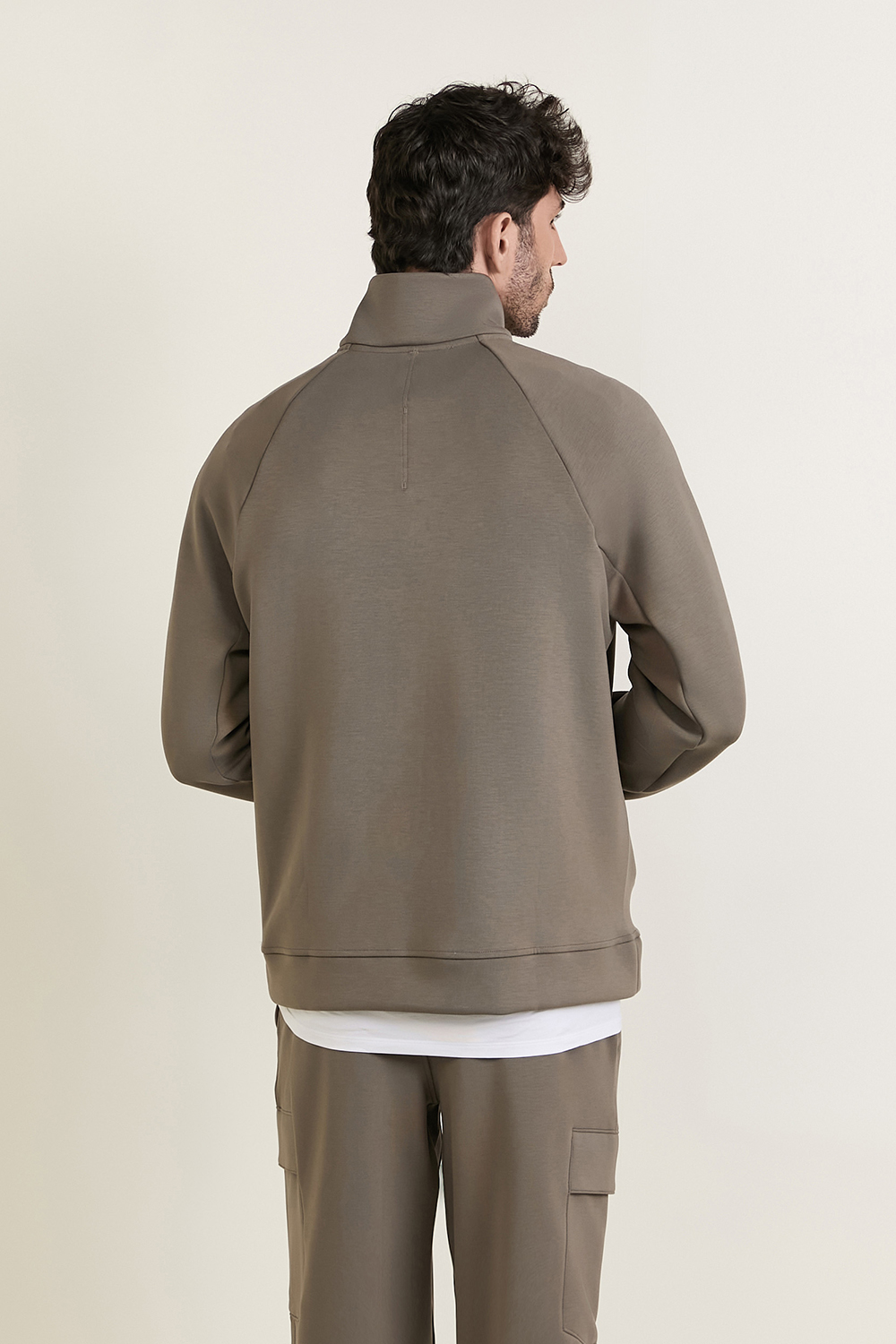 תמונת דוגמן אחורית של Smooth Spacer Quarter Zip LULULEMON