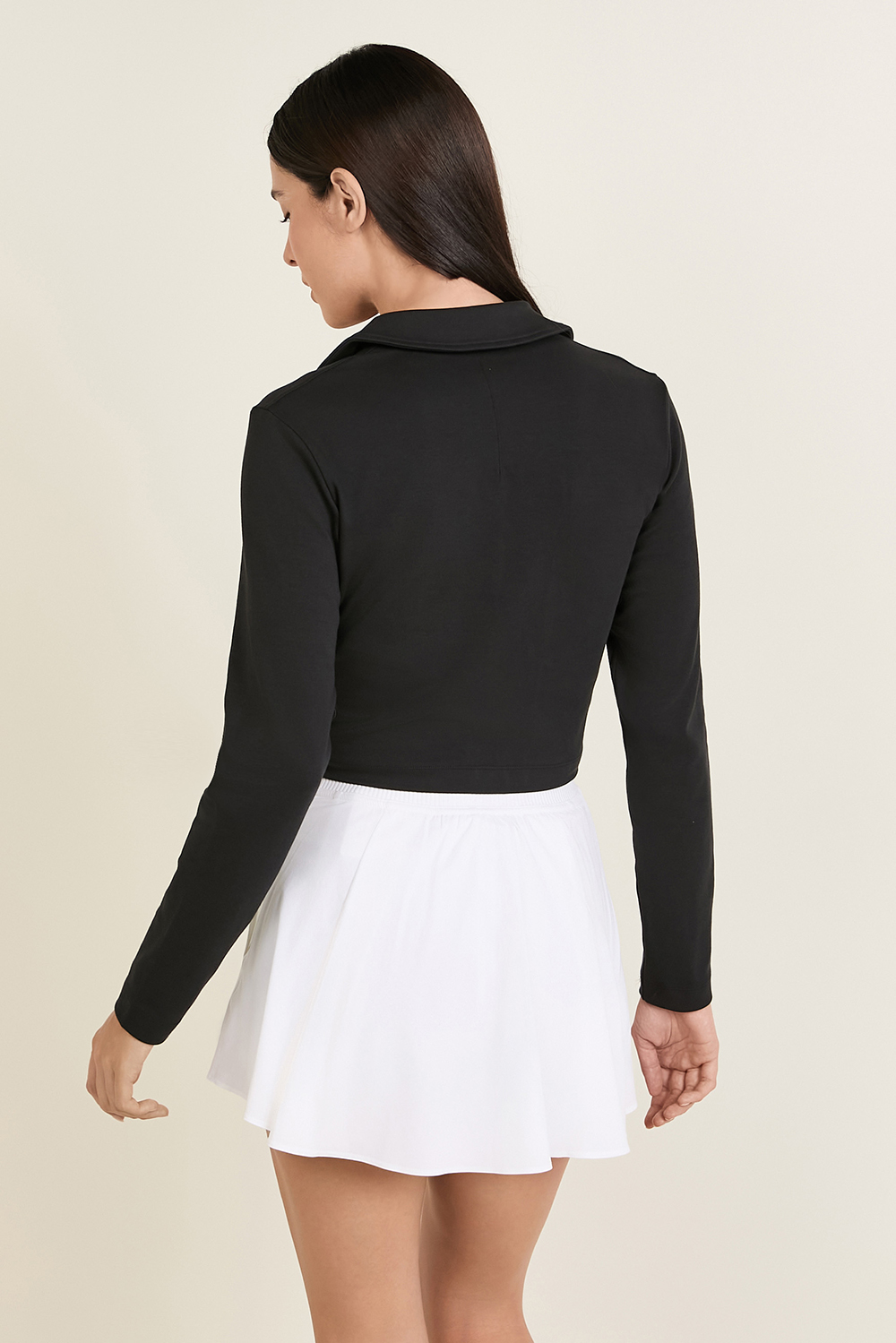 תמונת דוגמן אחורית של Stretch Cotton Long-Sleeve Polo Shirt LULULEMON