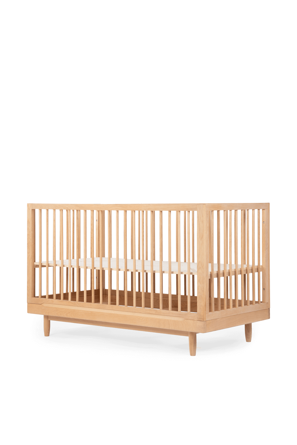 תמונה אחורית של עריסת עץ בגוון בהיר 70X140 NOBODINOZ