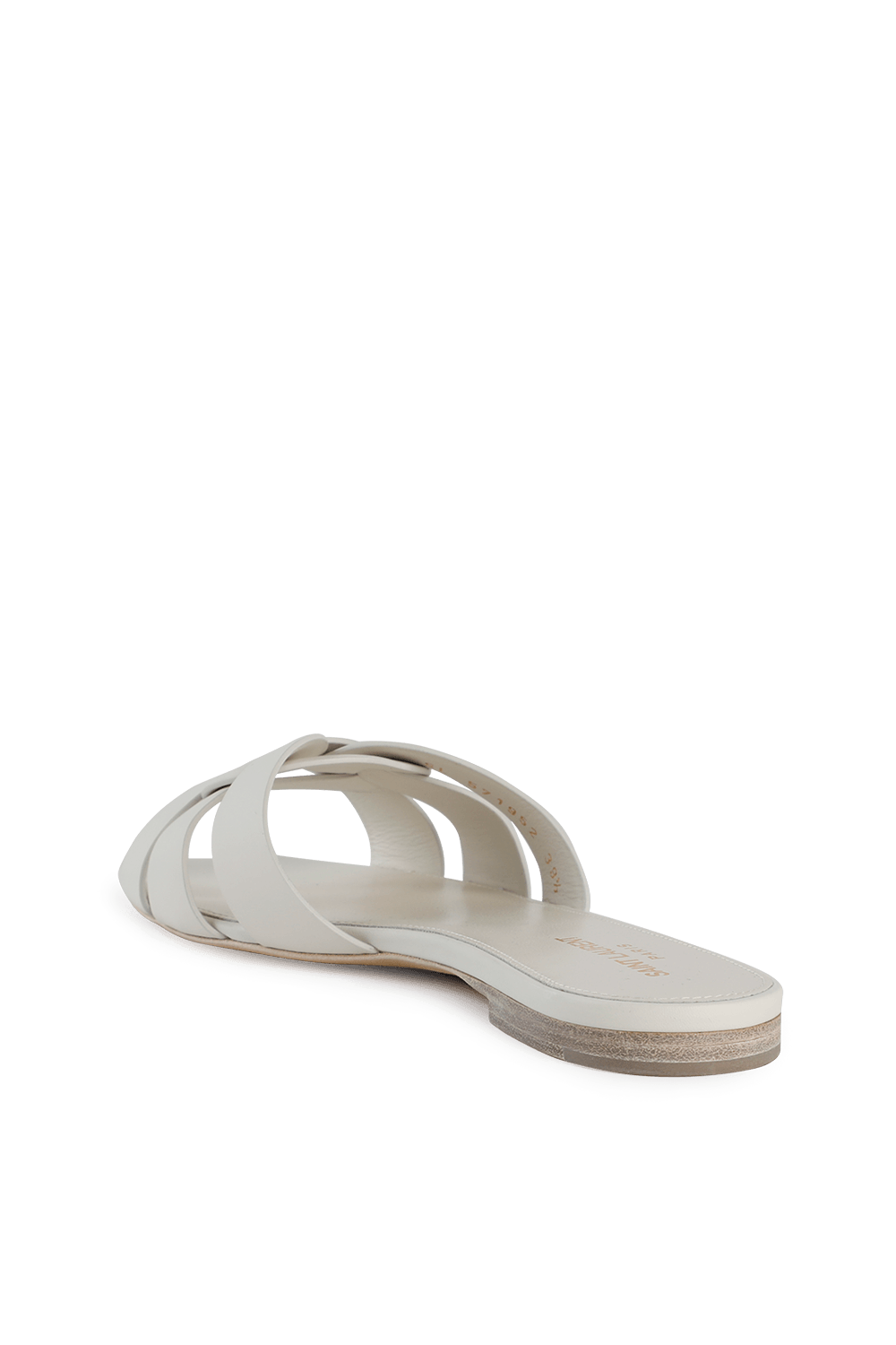תמונה אחורית של כפכפי סליפ און SAINT LAURENT
