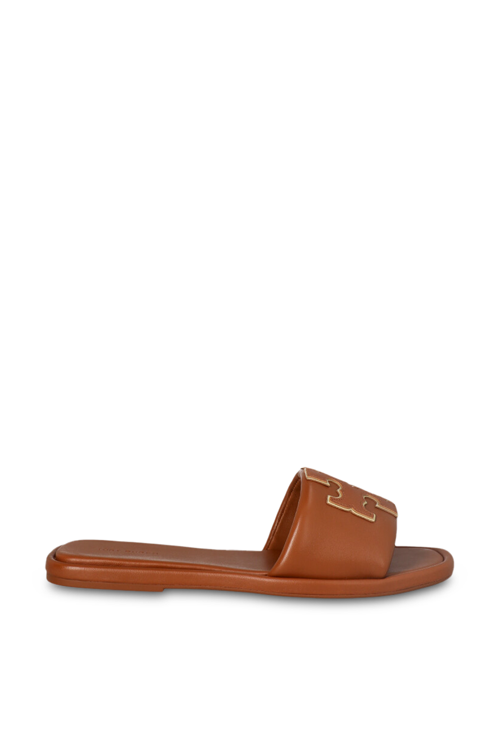 תמונה קידמית של כפכפי דאבל טי מעור TORY BURCH