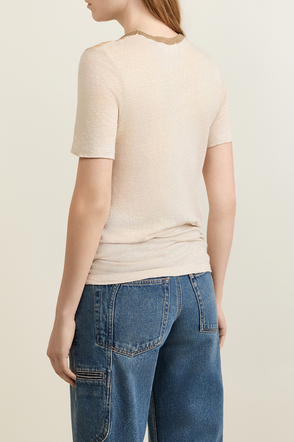 תמונת דוגמן אחורית של חולצת טי ISABEL MARANT
