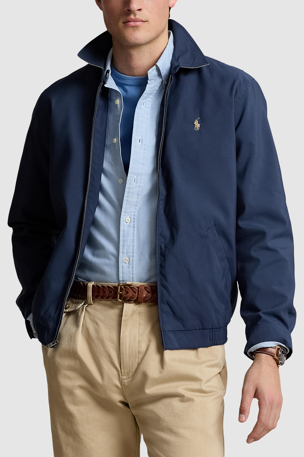 תמונת דוגמן קידמית של ז'קט בומבר POLO RALPH LAUREN