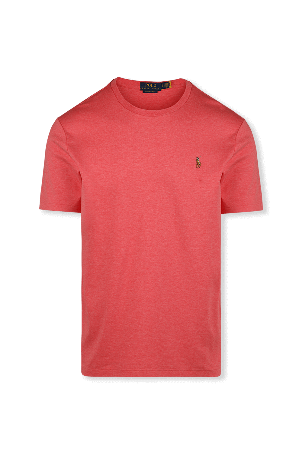 תמונה קידמית של Slim Fit T-Shirt in Pink POLO RALPH LAUREN