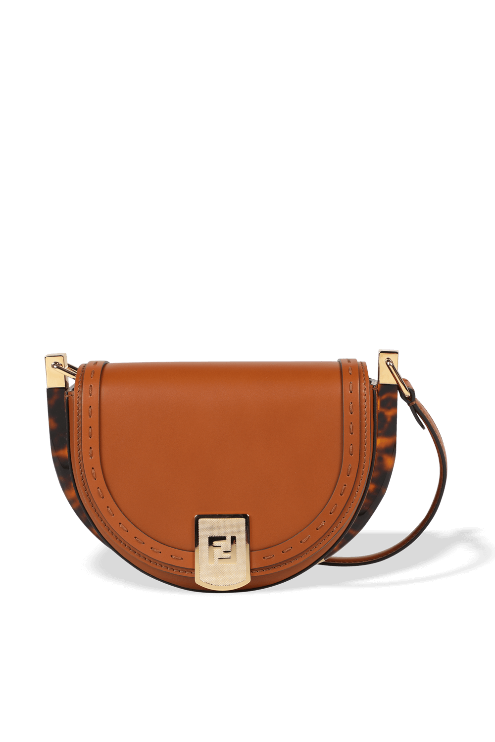 תמונה קידמית של Moonlight Bag in Brown Leather FENDI
