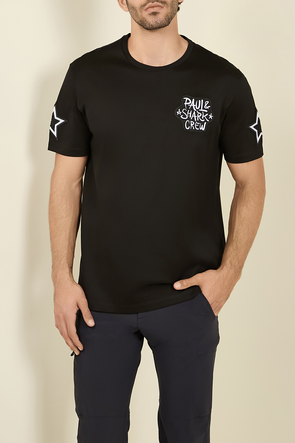 תמונת דוגמן קידמית של חולצת טי PAUL & SHARK