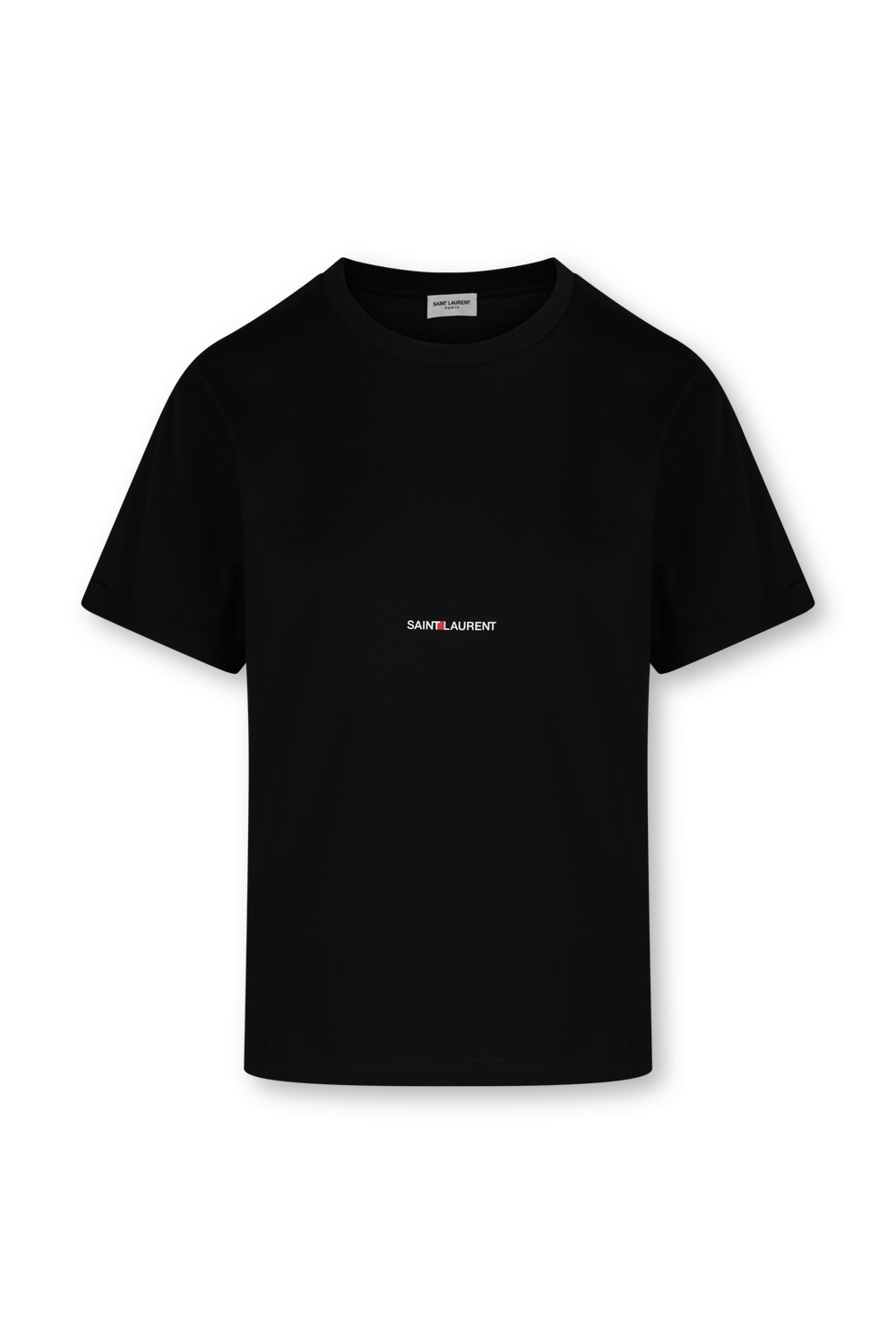 תמונה קידמית של חולצת לוגו טי קלאסית SAINT LAURENT