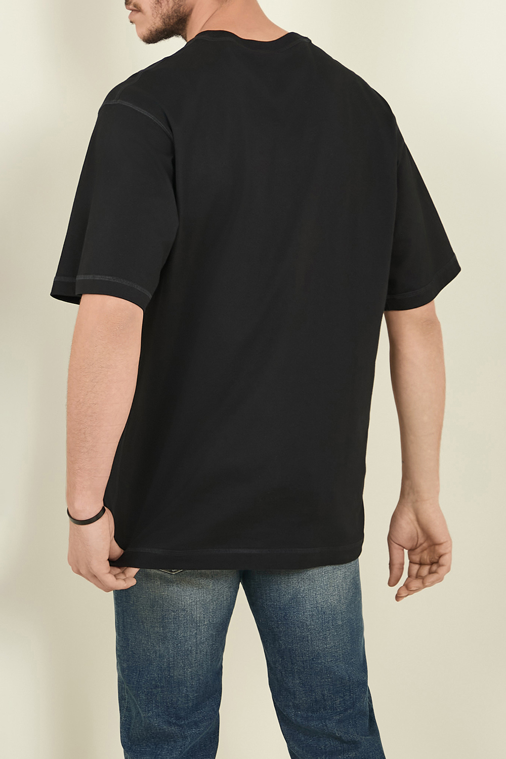 תמונת דוגמן אחורית של חולצת טי DOLCE & GABBANA