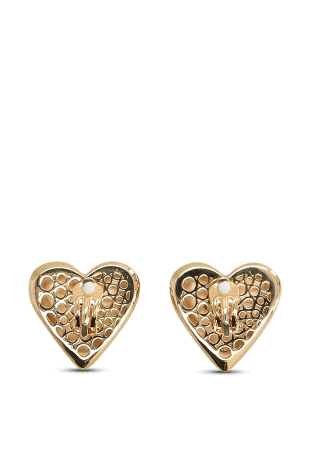 תמונה אחורית של עגילי לב קליפס DOLCE & GABBANA