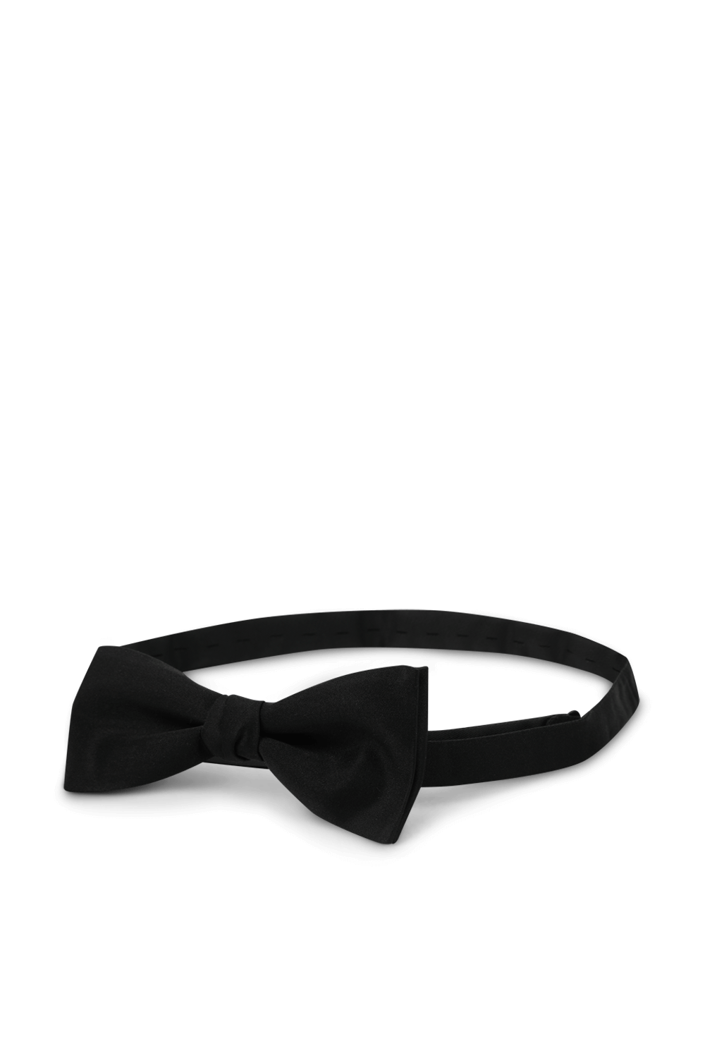 תמונת תקריב של עניבת פרפר ממשי אורגני SAINT LAURENT