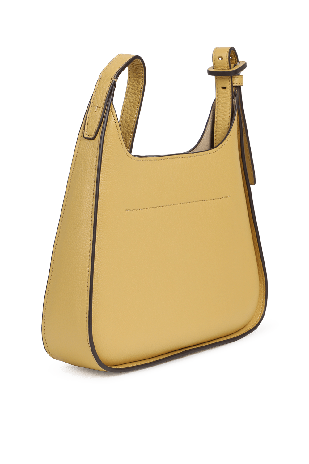 תמונה אחורית של תיק כתף מילר הובו בגוון דבש TORY BURCH