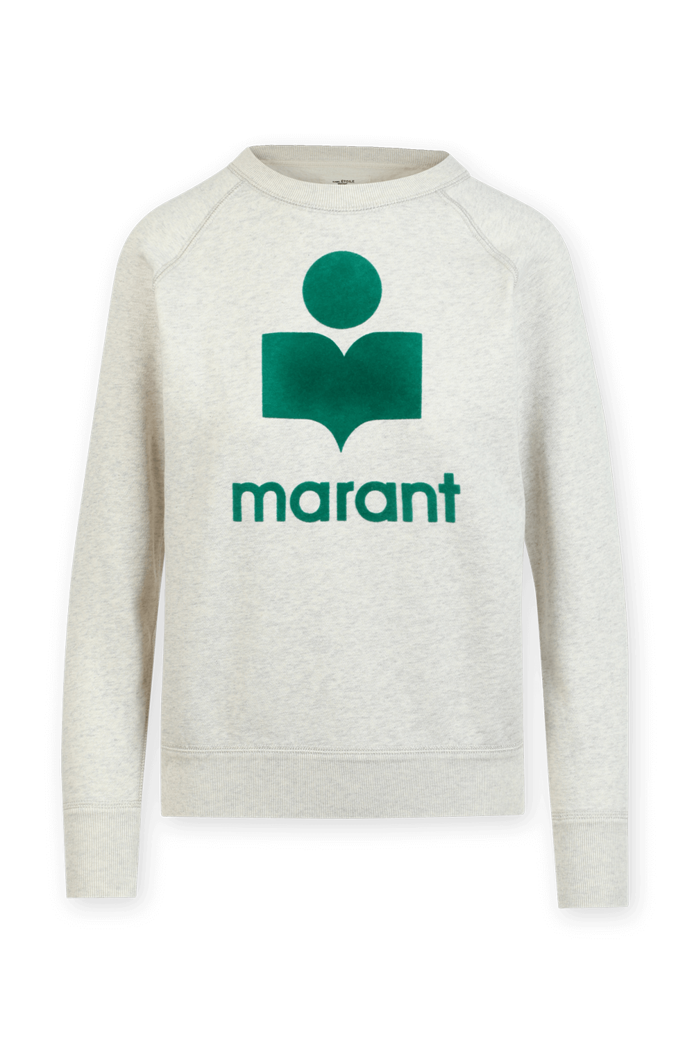 תמונה קידמית של Milly Marant Sweatshirt in Grey and Green ISABEL MARANT