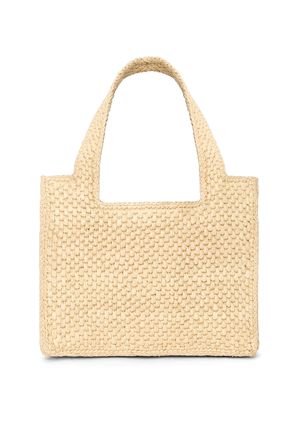 תמונת תקריב של תיק רפיה מיני LOEWE
