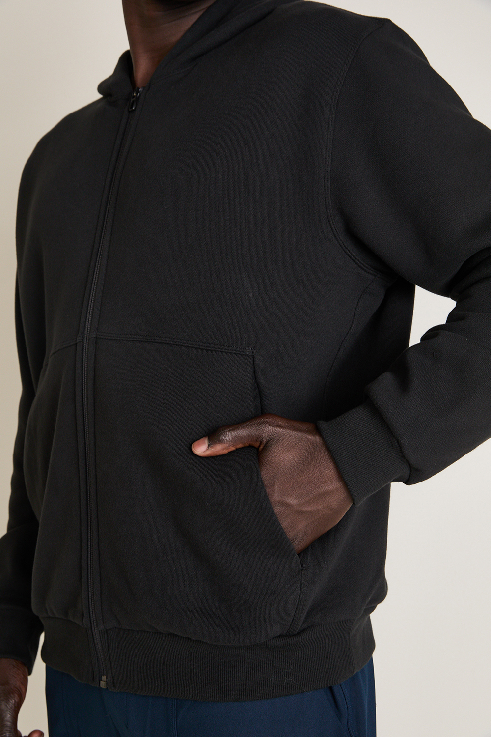 תמונת תקריב דוגמן של Steady State Full-Zip Hoodie LULULEMON