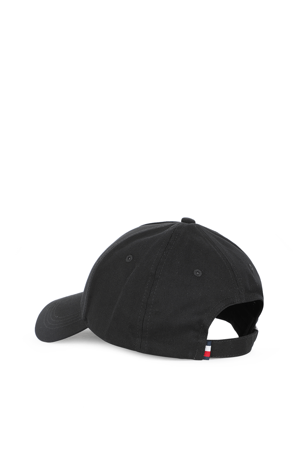 תמונה אחורית של Signature Patch Cap in Black TOMMY HILFIGER
